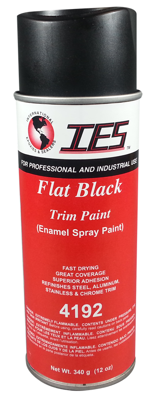 FLAT BLACK ENAMEL TRIM PAINT (Pkg of 1) - S&R Fastener